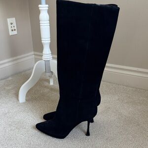 Vince Camuto Black Peviolia Suede Boots